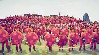150x GREEK ARMY SIEGE ENEMY CASTLE - Totally Accurate Battle Simulator TABS