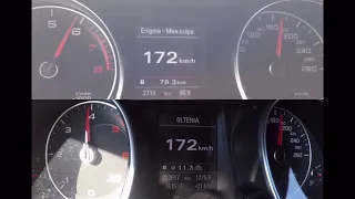 Audi A5 2.0 TFSI 211ps vs 3.0 TDI 245ps acceleration.