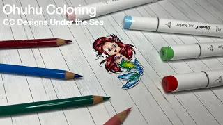 Ohuhu/Polychromos Coloring CC Designs Under the Sea