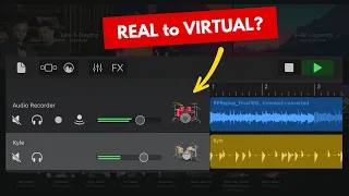 Import REAL DRUMS, convert to DRUMMER? | GarageBand iOS (iPad/iPhone)
