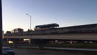 Eyewitness video of a school bus fire in New Orleans on Dec. 11, 2017