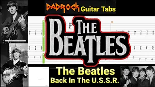 Back In The USSR - The Beatles - Guitar + Bass TABS Lesson