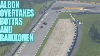 F1 2020 Austria - Albon Overtakes Bottas and Raikkonen (Backmarker)