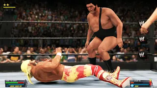 WWE 2K23 - Andre The Giant vs Hulk Hogan - Gameplay (PS5 UHD) [4K60FPS]