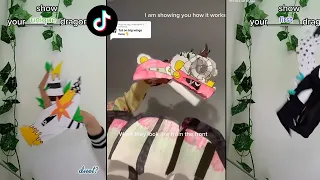 Dragon Puppet Crafts - Paper Dragon TikTok Compilation #114