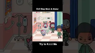 Evil Step Mom & Sister Try To K.i.l.l Me ☠😥😭 Toca Boca Story #shorts #youtubeshorts