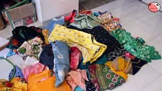Old Clothes !! Reuse Ideas Out of Waste Clothes | DIY Doormat Making Craft Ideas