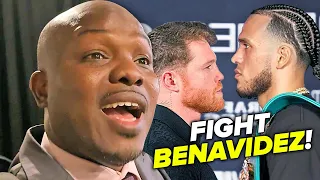 Tim Bradley tells Canelo BE A MAN! FIGHT David Benavidez!