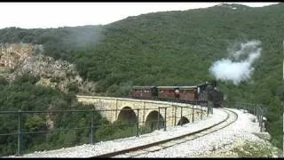 Εκδρομικός συρμός με ατμομηχανή στο Πήλιο (Greek Steam)