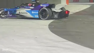 Formula E 2021, Round 2, Alex Lynn Big Crash.