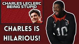 Charles Leclerc BEING STUPID for 15 MINUTES | F1 Reaction