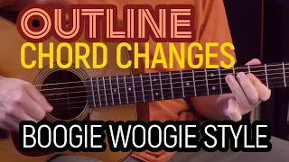 Hear the chord changes in a Boogie Woogie style lead you can play by yourself - Guitar Lesson  EP531