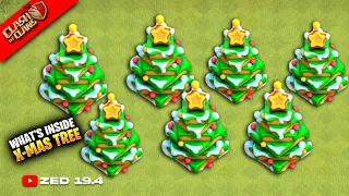 How to Get MANY 2023 XMAS TREE in Clash of Clans 🔥- What's Inside it 🤩- New UPDATE Coc