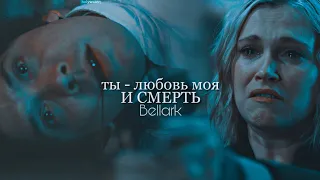 bellamy & clarke • любовь моя и смерть • 7x13