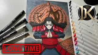 How to Draw Hashirama Senju - Tutorial (15 minutes)  | DKArtTV