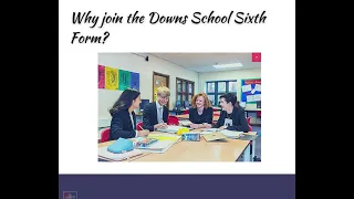 Come and join us at The Downs School 6th Form