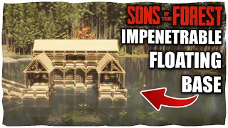 How To Build A FLOATING Water Base in Sons Of The Forest