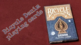 Daily deck review day 118 - Bicycle Denim playing cards