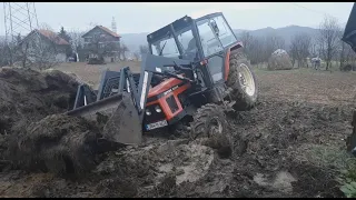 Zetor 6245 & Zetor 5245 - Ekstremni utovar i vožnja stajskog đubriva