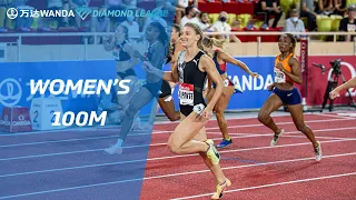 Del Ponte stuns to win the women's 100m (Monaco 2020) - Wanda Diamond League