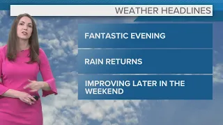 Cleveland weather: Scattered rain and rumbles on Friday with temps in the low 70s