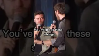 Daniel: What's my name again?🤣 #danielgillies#josephmorgan#theoriginals#tvdhumour#interview #shorts