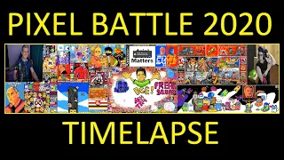 Pixel Battle 2020 Full Timelapse/ Пиксель батл 2020 полный таймлапс