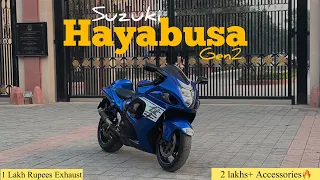 Hayabusa Gen-2 with 3 lakh rupees accessories in delhi🔥#bikes #trending #hayabusa #delhibikemarket