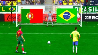 FIFA 23 - PORTUGAL VS BRAZIL I PENALTY SHOOTOUT I FINAL FIFA WORLD CUP QATAR 2022 I