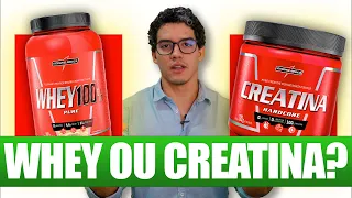 Whey ou creatina? Qual dos dois comprar?