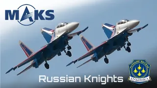 MAKS Airshow ✈️ Russian Knights, Su-30SM Dancing in Overload!!