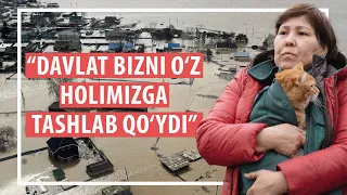 Uyini suv bosganlar yordamsiz qoldi