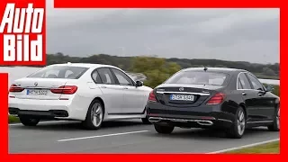 Mercedes S-Klasse vs BMW 7er (2017) Test/Review/Details