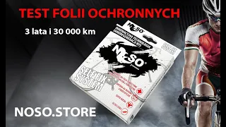 3 lata i 30 000 przejechanych kilometrów. TEST folii ochronnych na rower NOSO PREMIUM.