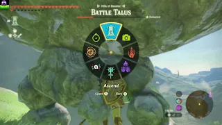 Zelda - TOTK - Battle Talus - Hills of Baumer