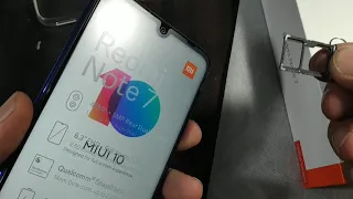 Unboxing the Xiaomi Redmi Note 7 blue from Lazada