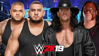 WWE 2K18 Brothers of Destruction VS Authors of Pain |