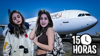 PASSAMOS 15 HORAS DENTRO DE UM AVIÃO!!