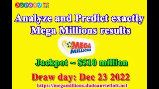 How to get Mega Millions numbers predictions on Friday 23-12-2022? Jackpot ~ $510 Millions