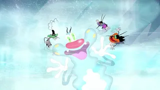 हिंदी Oggy and the Cockroaches 🥶🐱 OGGY UNDER ICE 🥶🐱 Hindi Cartoons for Kids