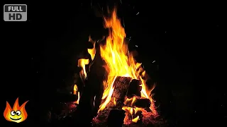 Virtual Bonfire with Crackling Fire Sounds (Full HD)