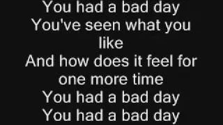 Daniel Powter-Bad Day Lyrics