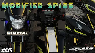 Honda SP125 Sticker Modified🔥 || Most Sticker Modified SP125 || Modified SP125 || Rider Pinu Vlogs