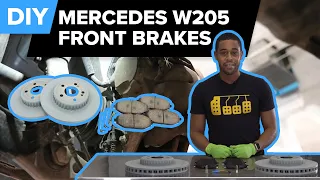 Mercedes-Benz W205 C300 Front Brake Replacement (2015-2018 W205 C300)
