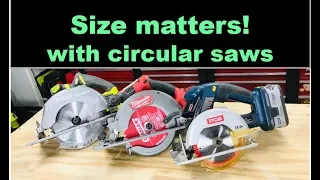 circular saw size