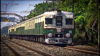 Conventional 12 Coach Kolkata EMU Local Train's terrific Acceleration | Eastern Railways