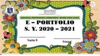 SAMPLE AND DOWNLOADABLE  TEACHER'S PORFOLIO FOR RPMS|| S. Y. 2020-2021|| PROFICIENT TEACHERS