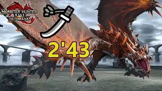 Flaming Espinas Speedrun Longsword Monster Hunter Rise Sunbreak