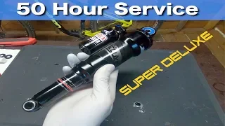 RockShox SUPER DELUXE 50 Hour Service Tutorial