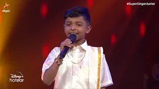 திருச்செந்தூரின்கடலோரத்தில் செந்தில் நாதன் அரசாங்கம்.. 🎵| Super Singer Junior Season 7 - Episode 14